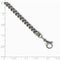 Men's Polished Stainless Steel Wheat-Grain Link Bracelet, 9"