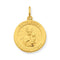 Sterling Silver and 24k Gold -plated Matka Boska Medal