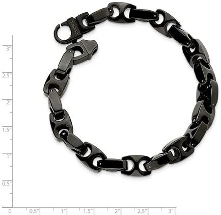 Men's Titanium 11mm Bracelet, 8.75"