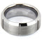 Tungsten Matte and Polished 8mm Comfort Fit Ring (Lifetime Sizing Guaranty)