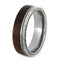 Deer Antler, Ironwood 6mm Comfort-Fit Titanium Wedding Band