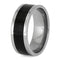 The Men's Jewelry Store (Unisex Jewelry) Springbok Horn 8mm Titanium Comfort-Fit Wedding Band