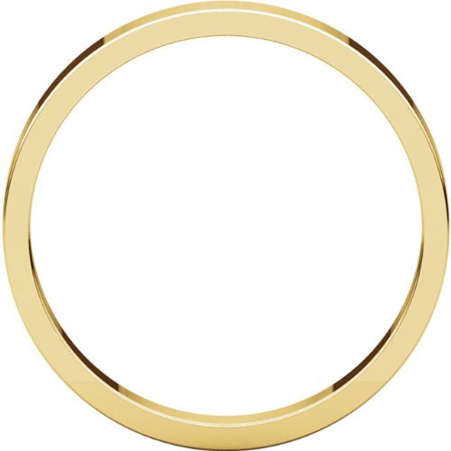 14k Yellow Gold Slim-Profile Flat 3.5mm Band