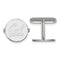 Rhodium-Plated Sterling Silver University Of California Berkeley Cuff Links, 16MM