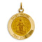 14k Yellow Gold St. Martha Medal Charm (23X15MM)