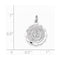 Sterling Silver St. Christopher Medal Charm (22X26MM)