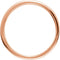 Granulated Raised Edge 2.75mm 14k Rose Gold Stacking Band