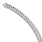 Men's Brushed and Polished Stainless Steel Bracelet, 8.75"