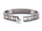 Men's Cable Sport Collection Gray Titanium, 18k Yellow Gold Screws, 11mm Brushed Satin Bracelet, 8.5"