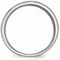 Edward Mirell Brushed and Polished Titanium Flat Casted 14mm Wedding Tapered Band, Size 8