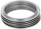 Modern Stack Rings 1mm Comfort Fit Brushed Titanium Band, Size 5.75