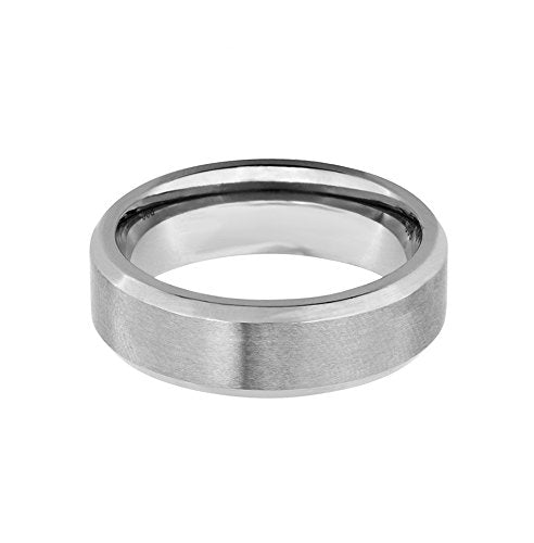 Men's Satin Titanium 7mm Comfort-Fit Band