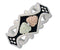 Ave 369 Antiqued Victorian Fancy Band, Sterling Silver, 12k Rose and Green Gold Black Hills Gold