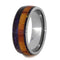 The Men's Jewelry Store (Unisex Jewelry) Tulipwood, Purple Box Elder Burl 8mm Titanium Comfort-Fit Wedding Band