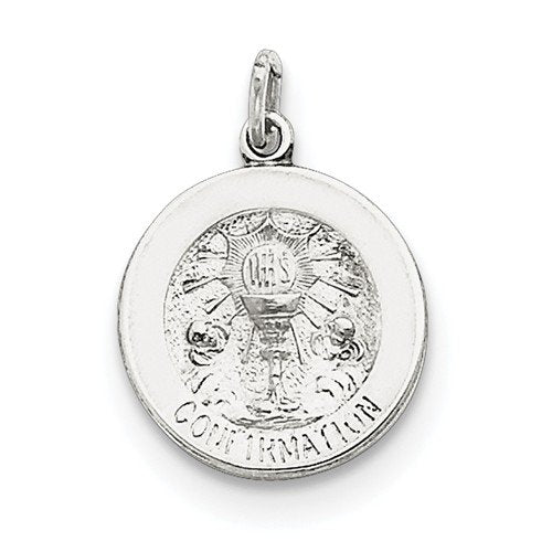 Sterling Silver Confirmation Medal (15X15MM)