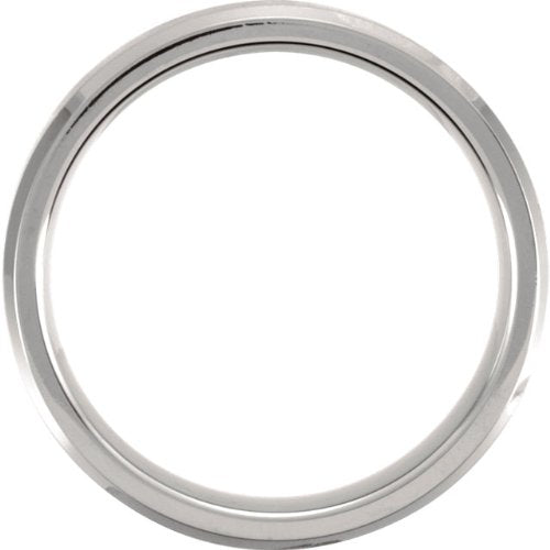 Titanium 7mm Brushed Satin Flat Band