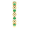 Genuine Emerald Beaded Ring, 14k Yellow Gold, Size 6.75