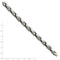 Men's Polished Tungsten 7mm Link Bracelet, 8"