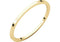 14k Yellow Gold Slim-Profile Flat 1mm Band