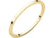 10k Yellow Gold 1mm Slim-Profile Flat Band