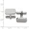 Stainless Steel Rectangle with Curve Edges Cuff Links, 8X18MM