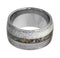 Deer Antler, Gibeon Meteorite, Camouflage 12mm Comfort Fit Titanium Band