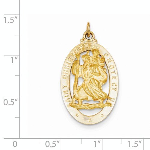 Sterling Silver Antiqued Ecce Homo Medal (36X28MM)