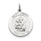 Sterling Silver St. Joseph Medal (30X23MM)