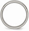 Satin Brushed Titanium 8mm Concave Comfort-Fit Band, Size 11