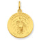 24k Gold-Plated Sterling Silver St. Florian Medal