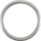 Titanium 8mm Double Milgrain Comfort Fit Ring, Size 9