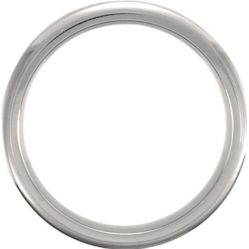 Titanium 7mm Satin Comfort Fit Band Size 6.5