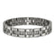 Men's Brushed and Polished Stainless Steel 11mm Link Bracelet, 8.25"