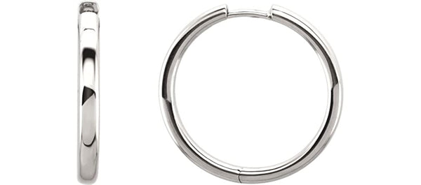 Hoop Earrings, Sterling Silver (29mm)