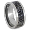 Deer Antler 8mm Comfort-Fit Titanium Band