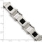 Men's Black IP Stainless Steel, Link Bracelet, 8.5 Inches