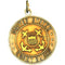 US Coast Guard 14k Yellow Gold St Michael Protect Us Medal