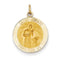 14k Yellow Gold St. Gerard Medal Pendant (26X19MM)