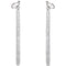 Diamond Inside/Outside Hoop Earrings, 14K White Gold (2 7/8 Ctw, Color H-I, Clarity I1)