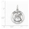 Sterling Silver Antiqued and Brushed Pope Francis Medal