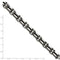 Men's Polished Stainless Steel 10mm Link Bracelet, 8.5"