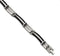 Men's Titanium 10mm Black Plating Bracelet, 8.5 Inches