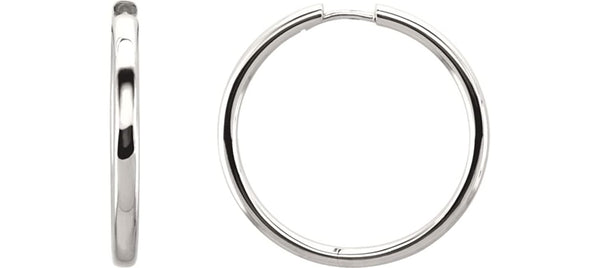 Hoop Earrings, Sterling Silver (29mm)