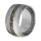 Deer Antler, Gibeon Meteorite, Camouflage 12mm Comfort Fit Titanium Band