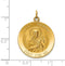 14k Yellow Gold St. Theresa Medal Pendant (30x23MM)