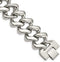 Men's High Polished Stainless Steel Link Bracelet, 8.5 Inches