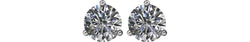 1/2 Ct 14k White Gold Cocktail-Style Diamond Stud Earrings (.50 Cttw, GH Color, I1 Clarity)