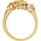 18kt Yellow Gold Nugget Ring, Size 6.5