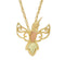 Hummingbird Necklace, 10k Yellow Gold, 12k Green and Rose Gold Black Hills Gold Motif