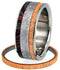 Gibeon Meteorite, Maplewood 8mm Comfort-Fit Interchangeable Titanium Band, Size 14.75